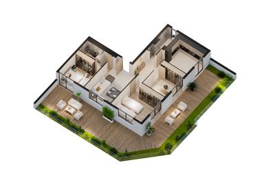 Appartement haut standing Tinjis
